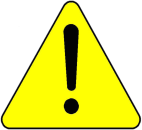 image of yellow alert triangle