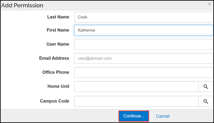 Name, role, and actions fields highlighted in the Users panel