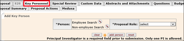 The Proposal Number highlighted on the Required Fields for Saving Document